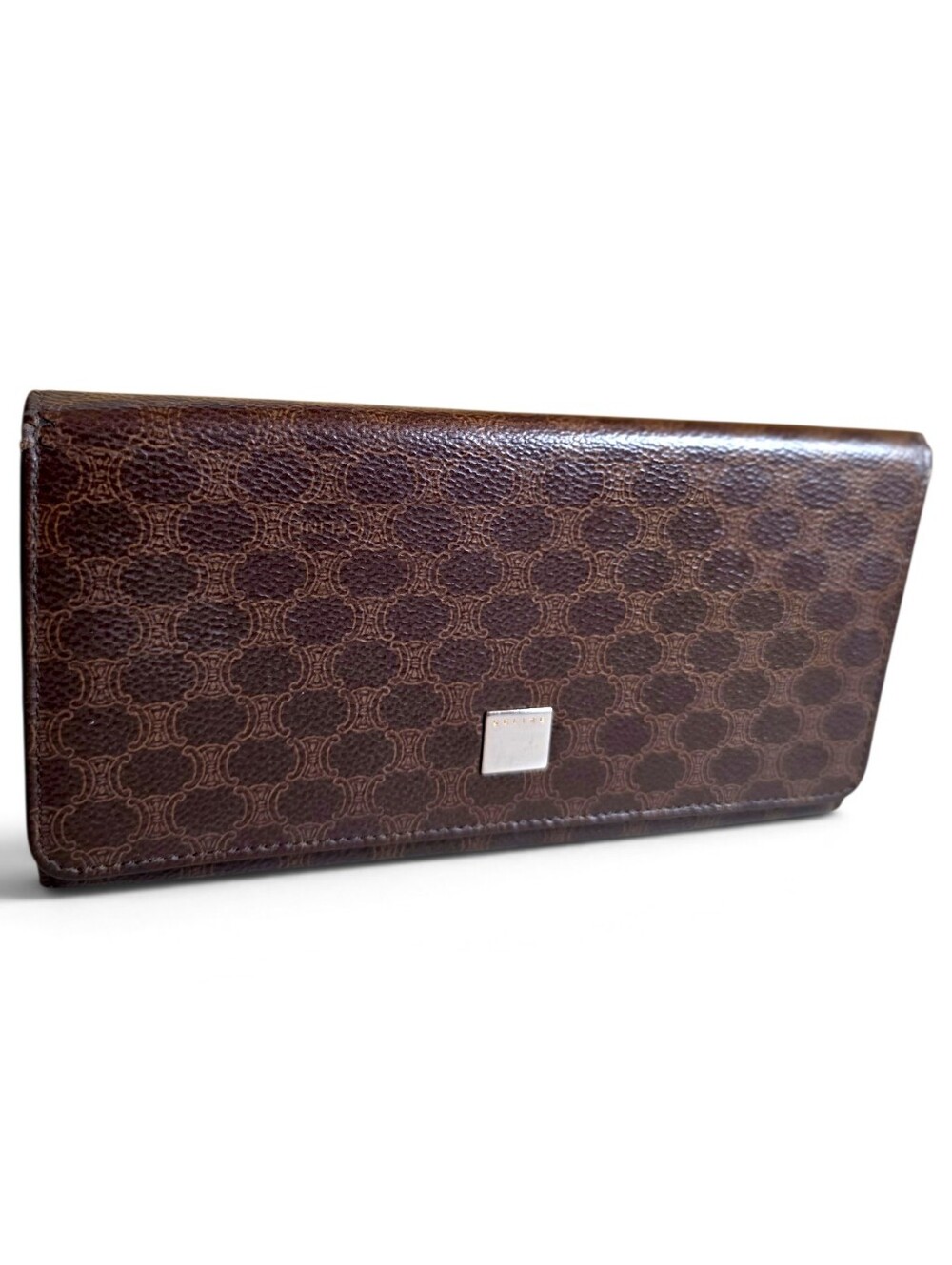 Celine Long Wallet Macadam Monogram Vintage